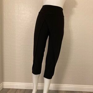Sympli Black That’s A Wrap Narrow Cropped Pants Size 4